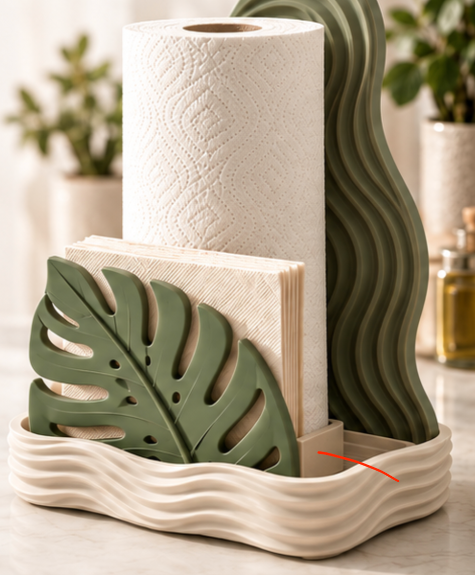 Wave kitchen organizer